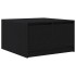 Mesa de centro con cajones roble negro 70,5x70x40