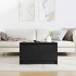 Mesa de centro con cajones roble negro 70,5x70x40