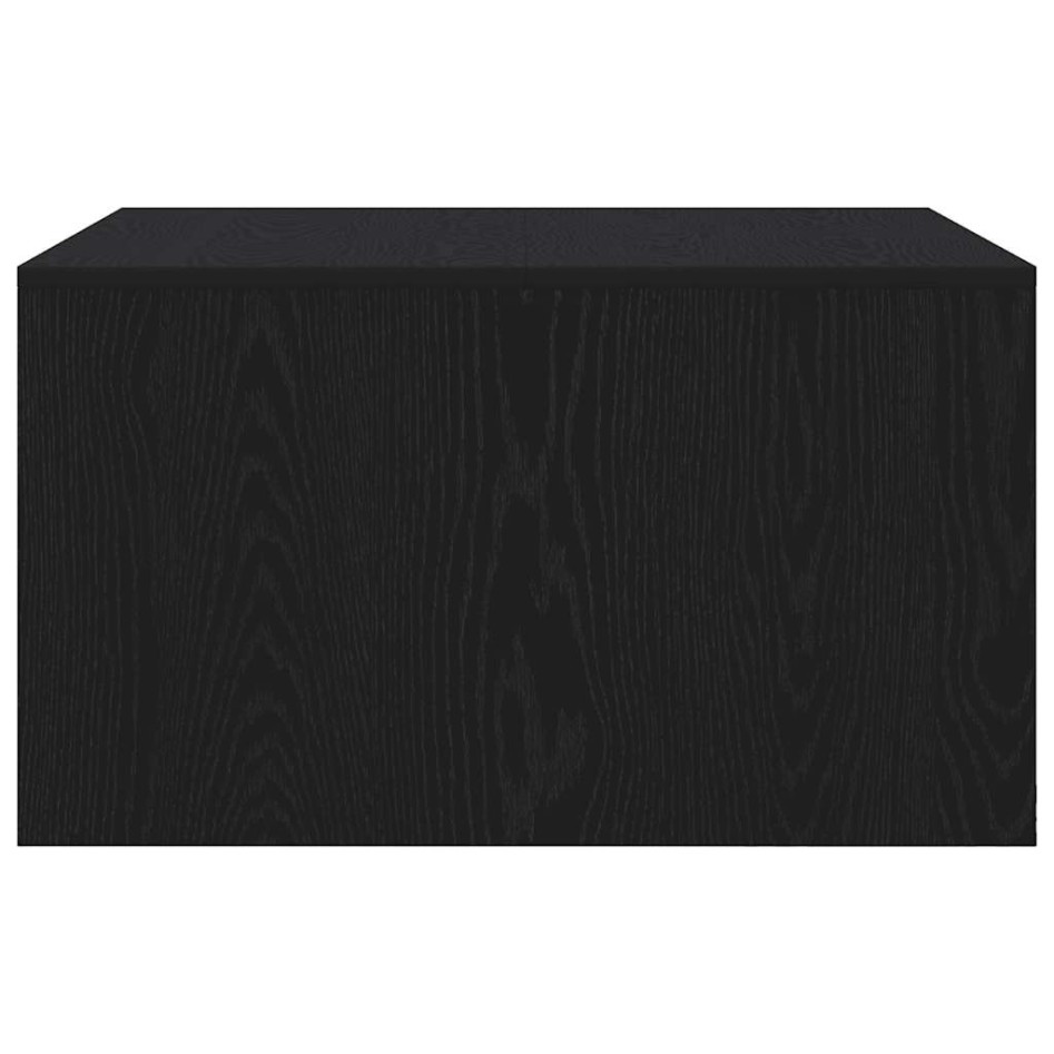 Mesa de centro con cajones roble negro 70,5x70x40