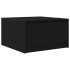 Mesa de centro con cajones roble negro 70,5x70x40