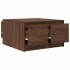 Mesa de centro con cajones roble marrón 70,5x70x40