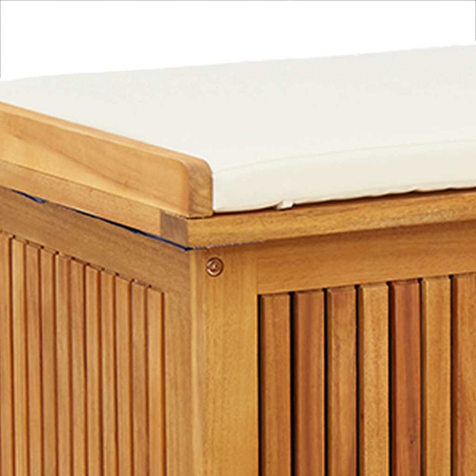 Cojines para exterior 90x50x60,5 cm madera maciza