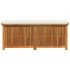 Cojines para exterior 150x50x60,5 cm madera maciza