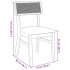 Sillas de comedor con cojines 2 uds madera maciza