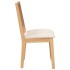Sillas de comedor con cojines 2 uds madera maciza