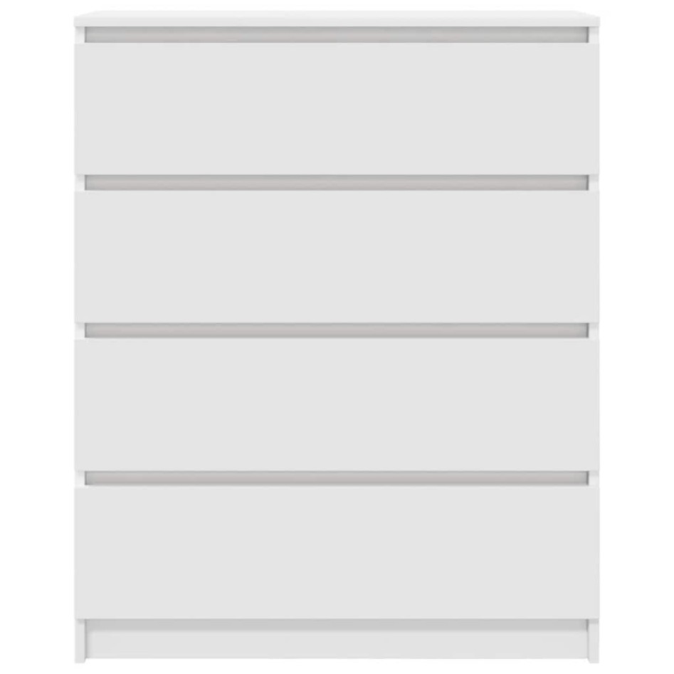 Aparador madera de ingeniería blanco 80x35x99