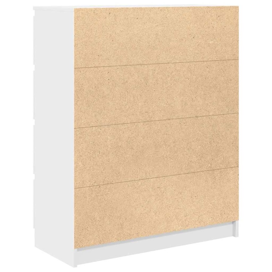 Aparador madera de ingeniería blanco 80x35x99