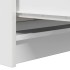 Aparador madera de ingeniería blanco 80x35x99