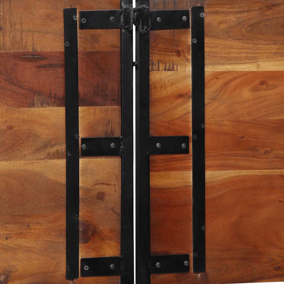 Cabecero 200 cm Madera Maciza Reciclada y