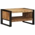 Mesa de centro 70x50x38 cm madera maciza de