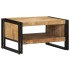 Mesa de centro 70x50x38 cm madera maciza de