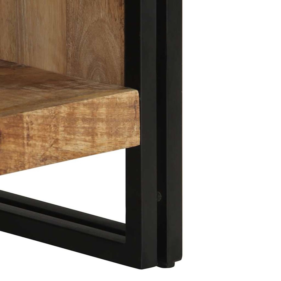 Mesa de centro 70x50x38 cm madera maciza de