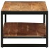 Mesa de centro madera maciza de acacia 90x50x38