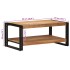 Mesa de centro madera maciza de acacia 90x50x38