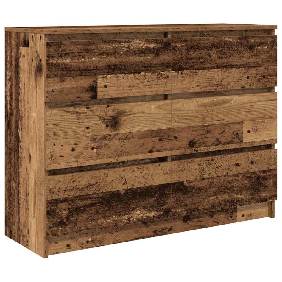 Aparador de madera vieja 100x35x76 cm Madera de