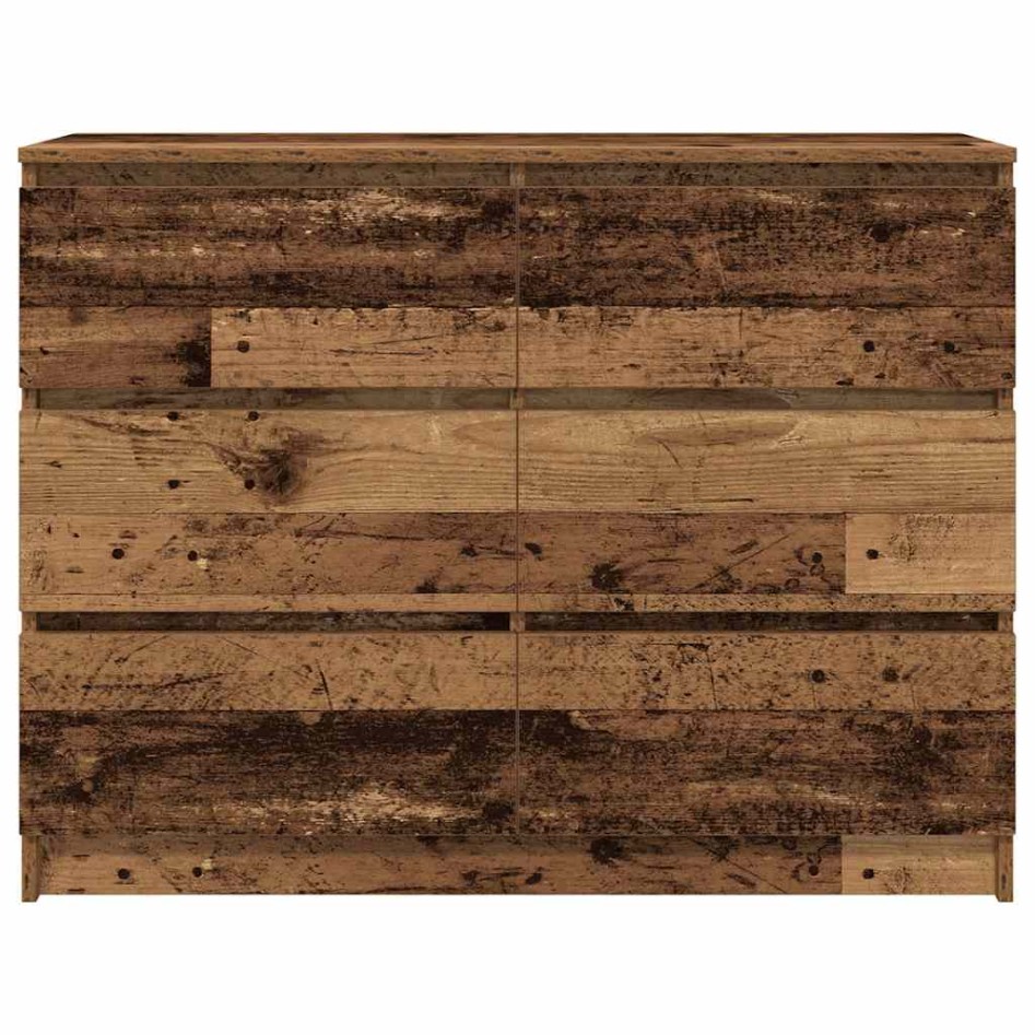 Aparador de madera vieja 100x35x76 cm Madera de