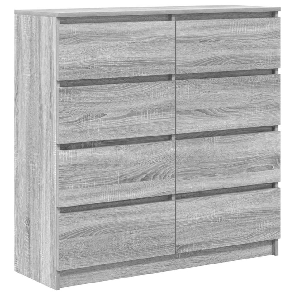 Aparador  Sonoma gris 100x35x99 cm madera de