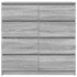 Aparador  Sonoma gris 100x35x99 cm madera de