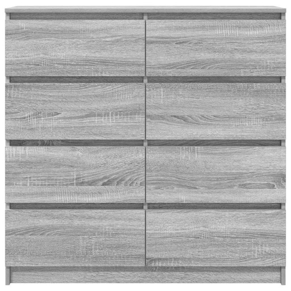 Aparador  Sonoma gris 100x35x99 cm madera de