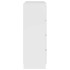 Aparador blanco 100x35x99 cm madera de