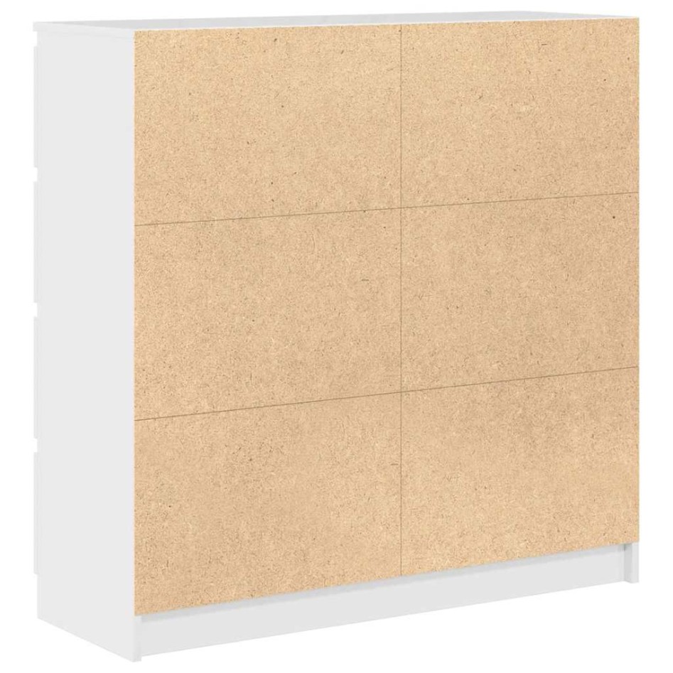 Aparador blanco 100x35x99 cm madera de