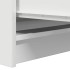 Aparador blanco 100x35x99 cm madera de