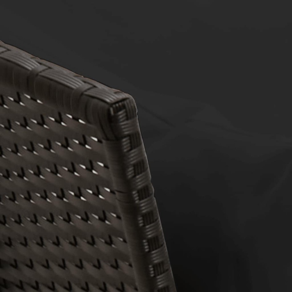 Sofás de jardín 3 piezas y cojines ratán sintético