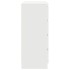 Aparador con cajones blanco 71x35x84 cm madera de