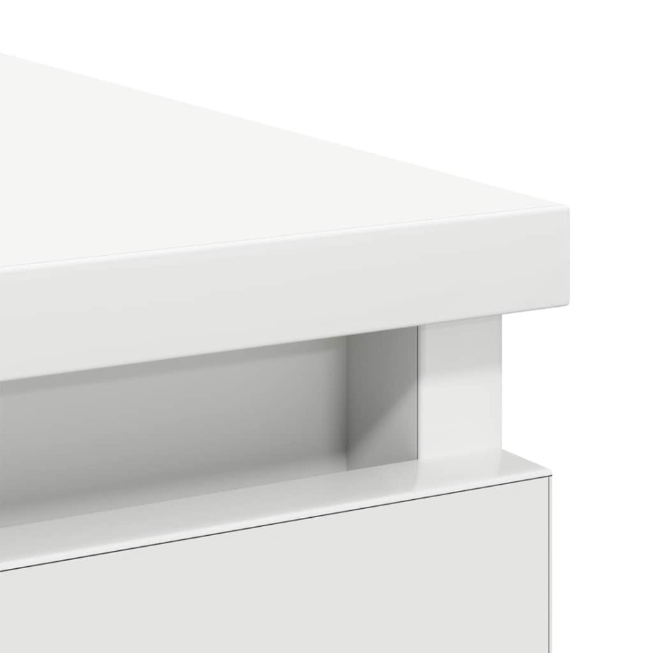 Aparador con cajones blanco 71x35x84 cm madera de