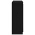 Aparador con cajones roble negro 100,5x35x98,5