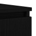 Aparador con cajones roble negro 100,5x35x98,5