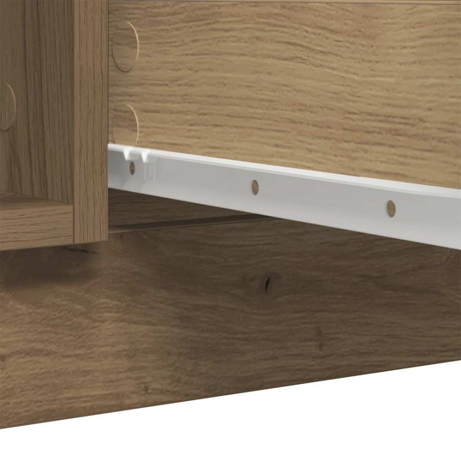 Aparador con cajones roble artesanal 100,5x35x98,5