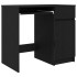 Escritorio roble negro 86x49x76 cm madera de