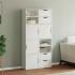 Armarios auxiliares 4 uds ODDA blanco 40x24x79