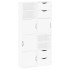 Armarios auxiliares 4 uds ODDA blanco 40x24x79