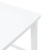 Taburetes de bar 2 uds madera maciza blanca