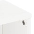 Armarios auxiliares 5 uds ODDA blanco 40x24x79 cm madera