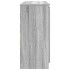 Aparador con cajones gris Sonoma 100,5x35x76