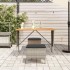 Set comedor de jardín 3 piezas con cojines ratán sintético