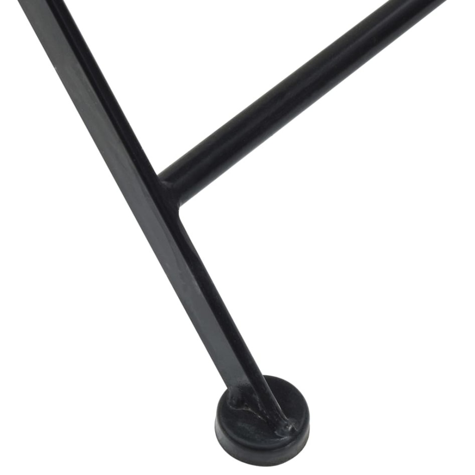 Sillas de bistró plegables 2 uds cerámica terracota y