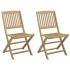 Sillas de jardín plegables 2 uds madera acacia 57x48,5x90