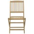 Sillas de jardín plegables 2 uds madera acacia 57x48,5x90