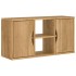 Muebles de TV 5 uds. con almacenaje ODDA madera maciza