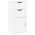 Muebles de TV 5 uds. con almacenaje ODDA blanco madera