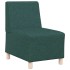 Sillón Sofá Tela Verde Oscuro 55
