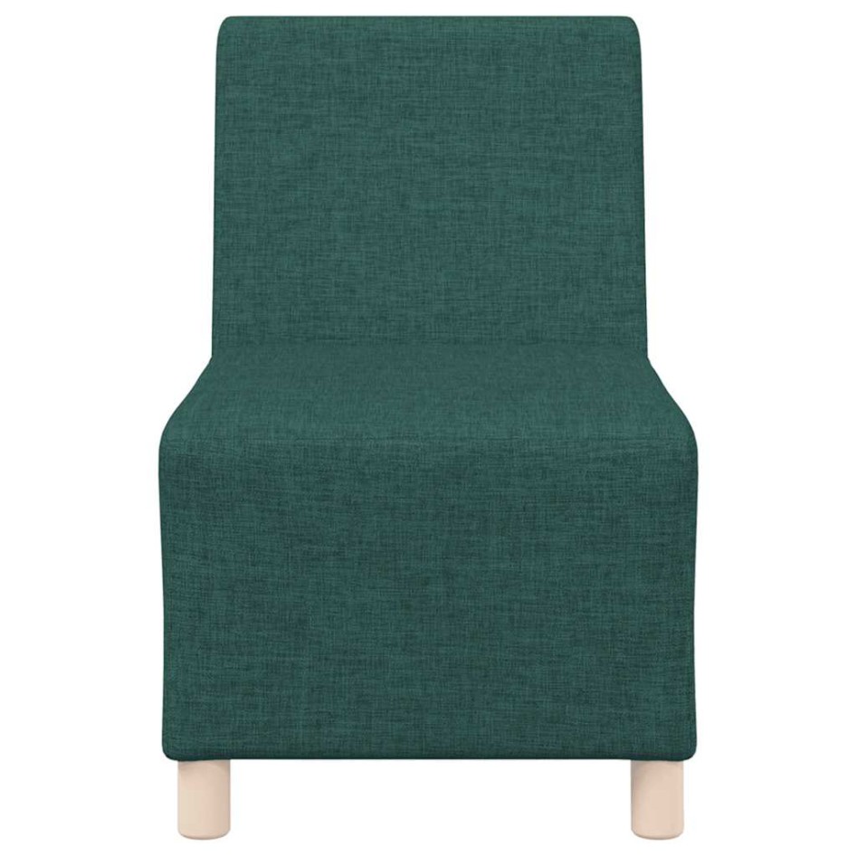 Sillón Sofá Tela Verde Oscuro 55