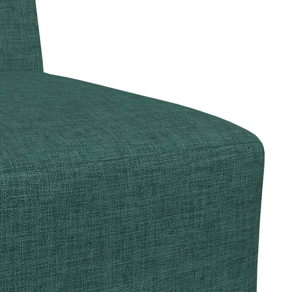 Sillón Sofá Tela Verde Oscuro 55