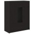 Aparador con cajones y puertas roble negro 73x31x90