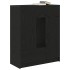 Aparador con cajones y puertas roble negro 73x31x90