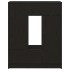 Aparador con cajones y puertas roble negro 73x31x90